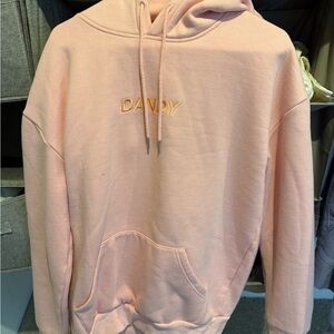 Dandy worldwide “let’s watch the sunset” oversized pink hoodie